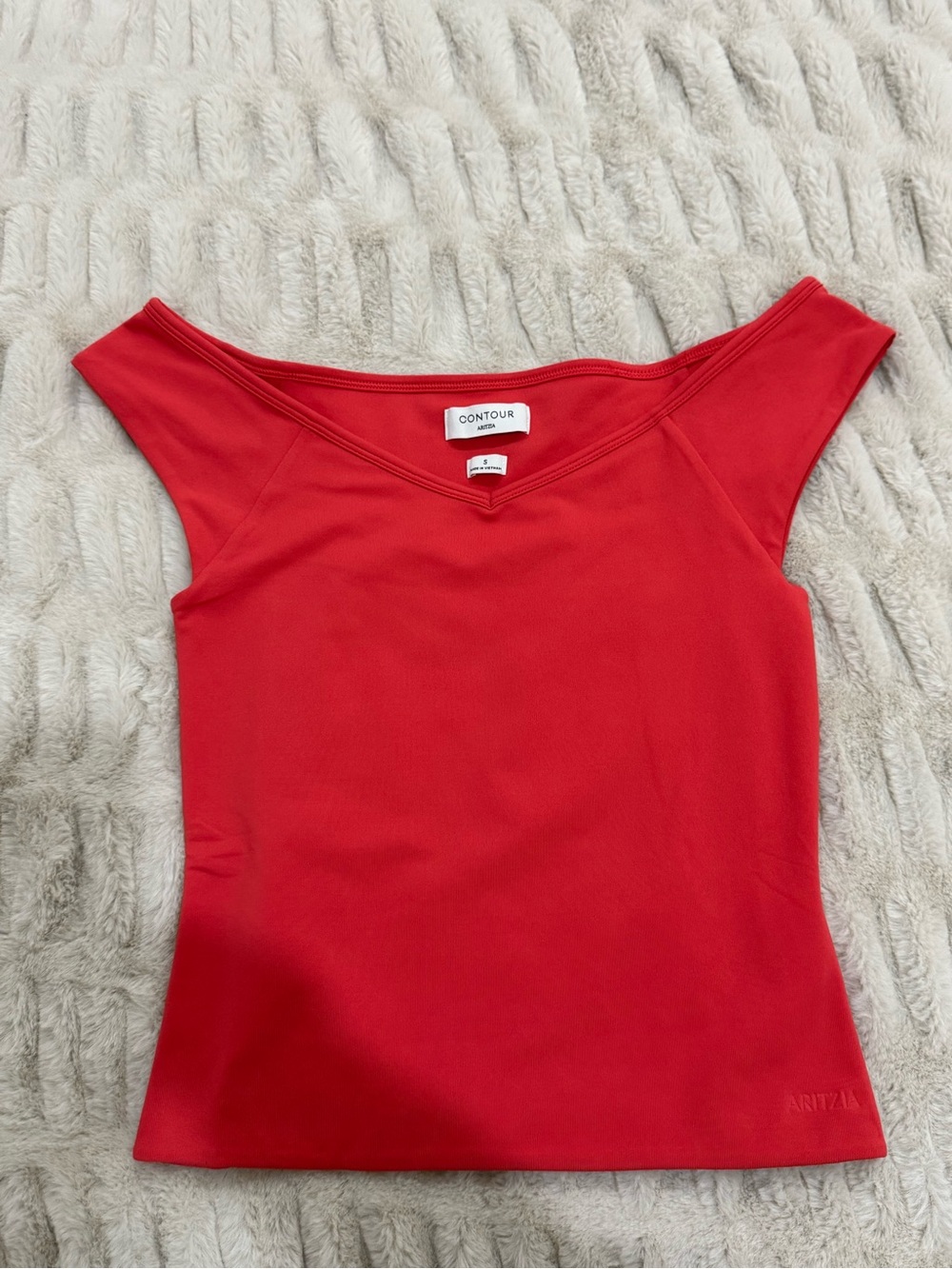 ARITZIA CONTOUR REV TOP WHITE